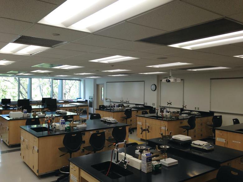 A photo of a science lab in Woodland